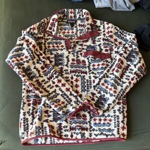 Patagonia Aztec fleece pullover jacket